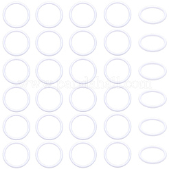 30Pcs Plastic Ring Shape Macrame Wreath Floral Ring Hoop&nbsp;KY-SP0001-74