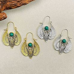 Moth Alloy Hoop Earrings&nbsp;WH-WGD1211-01