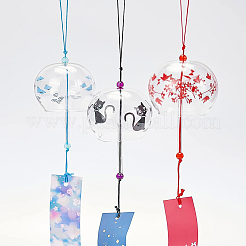 Japanese Wind Chimes&nbsp;HJEW-BC0001-01B
