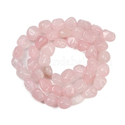 Natural Madagascar Rose Quartz Beads Strands&nbsp;G-Q060-E21-02