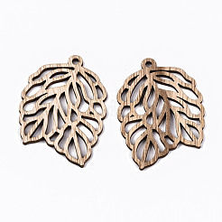 Unfinished Hollow Wood Big Pendants&nbsp;WOOD-N006-150