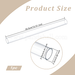 Transparent Acrylic Pipe Rigid Round Tube&nbsp;AJEW-WH0324-76A