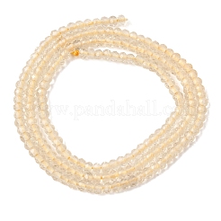 Heated Natural Lemon Quartz Beads Strands&nbsp;GG-CBA4808-A01-01