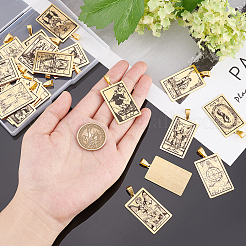 201 Stainless Steel Pendants&nbsp;STAS-DC0009-60