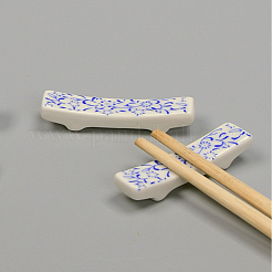 4Pcs Blue & White Porcelain Chopstick Rest&nbsp;DJEW-LP0001-15