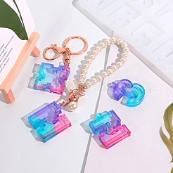 Letter & Number DIY Silicone Pendant Molds&nbsp;DIY-F139-01