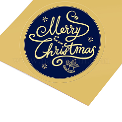 Plastic Self Adhesive Gold Foil Embossed Stickers&nbsp;DIY-WH0219-017