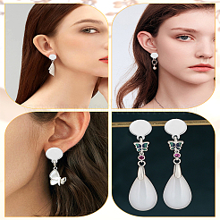 20Pcs 304 Stainless Steel Stud Earring Findings&nbsp;STAS-LP0001-77