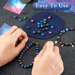 5 Bags 5 Colors Opaque Resin Beads&nbsp;RESI-TA0001-86