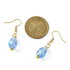 15 Pair 15 Color Glass Teardrop Dangle Earrings&nbsp;EJEW-JE05399