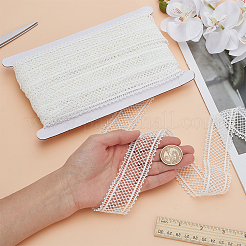 15 Yards Polyester Mesh Lace Ribbon&nbsp;OCOR-HY0001-37