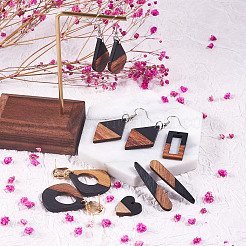 Resin & Walnut Wood Pendants&nbsp;RESI-TA0001-12