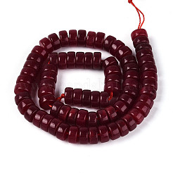 Dyed Natural White Jade Beads Strands&nbsp;G-T143-17H