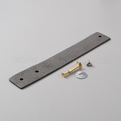 Litchi Texture PU Leather Drawer Pulls&nbsp;LS-FIND-WH0136-82