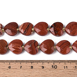 Natural Red Jasper Beads Strands&nbsp;G-P592-B17-01