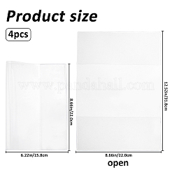Transparent PVC Book Cover&nbsp;AJEW-WH0596-723B