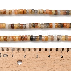 Natural Crazy Agate Beads Strands&nbsp;G-Z110-A22-2x4mm