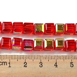 Electroplate Glass Beads Strands&nbsp;EGLA-M031-01A-HR02