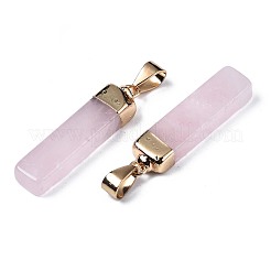 Natural Rose Quartz Pendants&nbsp;LS-G-S359-313B