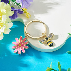 Alloy Enamel Keychains&nbsp;KEYC-TADJ00003
