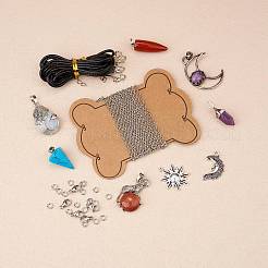 DIY Gemstone Necklace Making Kit&nbsp;DIY-SZ0009-42
