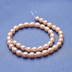 Natural Cultured Freshwater Pearl Beads Strands&nbsp;PEAR-P060-29A