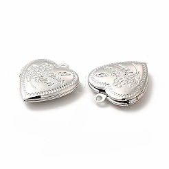 Brass Locket Pendants&nbsp;ZIRC-M120-01P