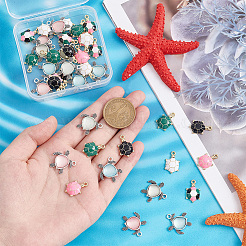 40Pcs 8 Style Alloy Pendants&nbsp;FIND-AR0003-97