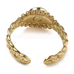 Natural White Jade Finger Rings&nbsp;RJEW-U027-01G-09