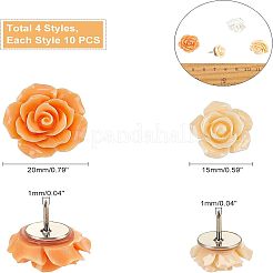 Iron Map Pins&nbsp;AJEW-WH0188-50P
