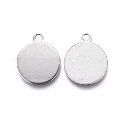 Tarnish Resistant 201 Stainless Steel Stamping Blank Tag Charms&nbsp;STAS-F207-22P
