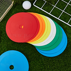 24Pcs 6 Colors TPR Non-Slip Mark Discs for Football Basketball Sports Training&nbsp;AJEW-FH0008-97