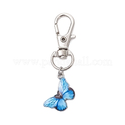 Butterfly Alloy Enamel Pendant Decorations&nbsp;HJEW-JM03207