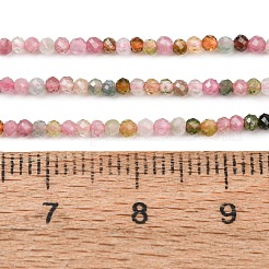 Natural Multicolor Tourmaline Beads Strands&nbsp;GG-CBAA8F4-B05-1.5mm