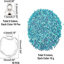 DIY Glass Pendant Making Kits&nbsp;DIY-CA0001-38