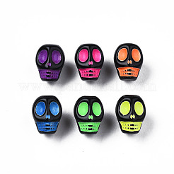 Opaque Black Acrylic Beads&nbsp;MACR-N012-15