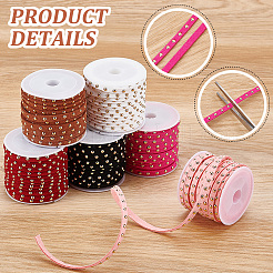 6 Rolls 6 Colors Faux Suede Cord&nbsp;LW-CY0001-02
