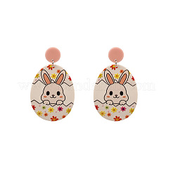 Easter Acrylic Dangle Stud Earrings&nbsp;FS-WG1C5A1-02