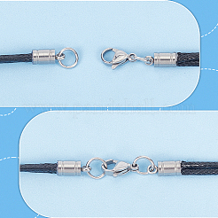 20 Sets 304 Stainless Steel Lobster Claw Clasps&nbsp;STAS-PH0004-74