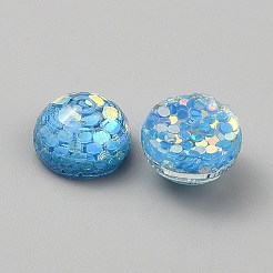 Transparent Resin Cabochons&nbsp;RESI-WH0038-47B