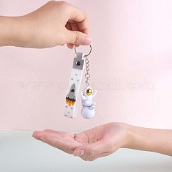 3Pcs Astronaut Keychain Cute Space Keychain for Backpack Wallet Car Keychain Decoration Children's Space Party Favors&nbsp;JX317A