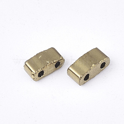 Electroplate Opaque Glass Seed Beads&nbsp;SEED-S023-20B-02