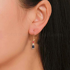 Light Gold Plated Alloy Enamel Pendants&nbsp;PALLOY-CJ0001-04