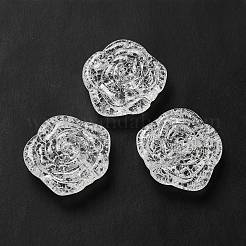 Transparent Crackle Acrylic Beads&nbsp;OACR-L013-015