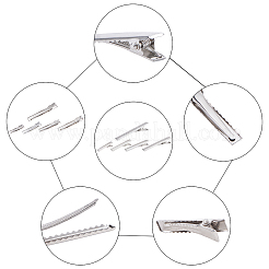Iron Alligator Hair Clip Findings&nbsp;IFIN-PH0024-38P