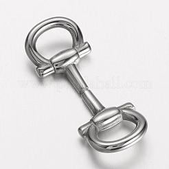 Tarnish Resistant 304 Stainless Steel Clasps&nbsp;STAS-E133-017P