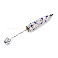 Polymer Clay Rhinestones Ball-Point Pen&nbsp;OFST-D300-03P-B