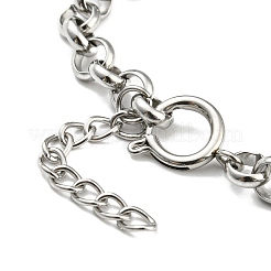 Resin Evil Eye & Heart Charm Bracelet&nbsp;BJEW-Z016-09P