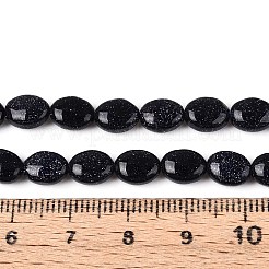 Synthetic Blue Goldstone Beads Strands&nbsp;G-T142-23