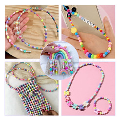252Pcs 14 Colors Opaque Acrylic Beads&nbsp;SACR-TA0001-49